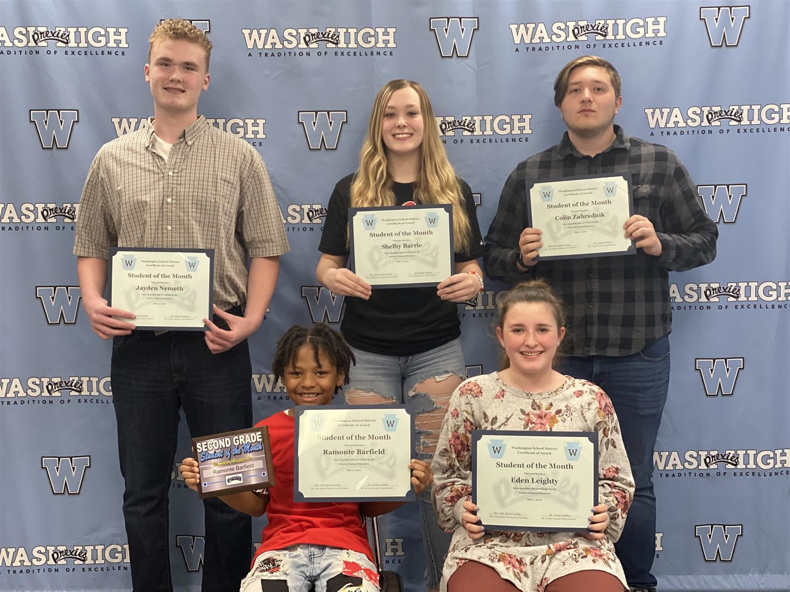 Students of the month May 2022